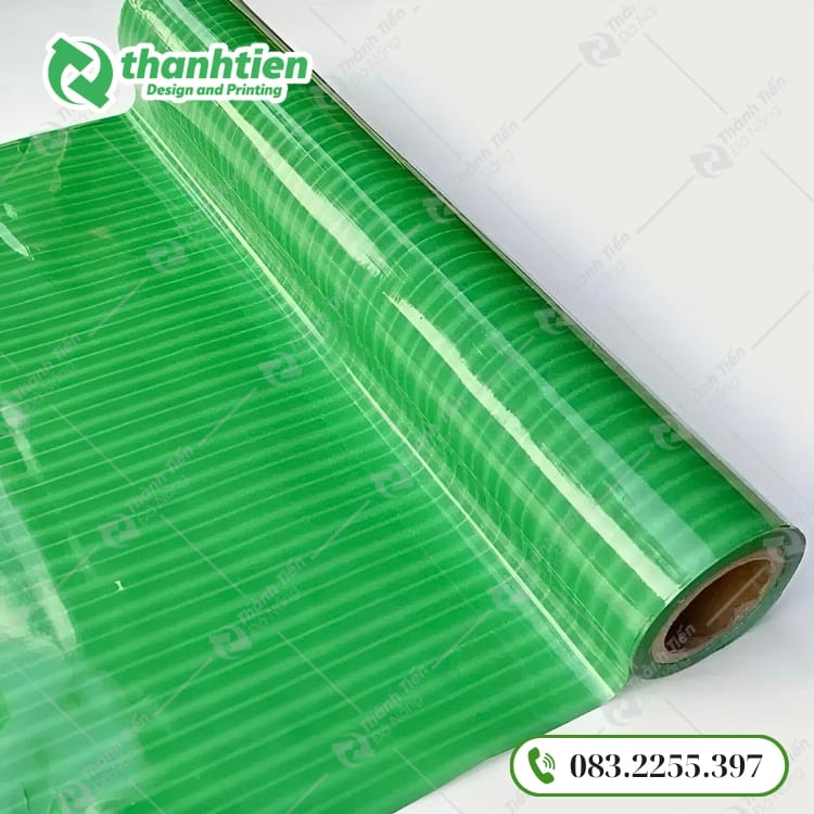 Cuộn lá chuối giả dùng cho đóng gói công nghiệp