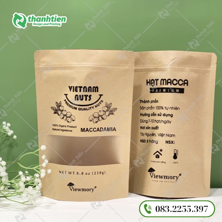 In túi zip giấy theo yêu cầu, giá sỉ tại Đà Nẵng