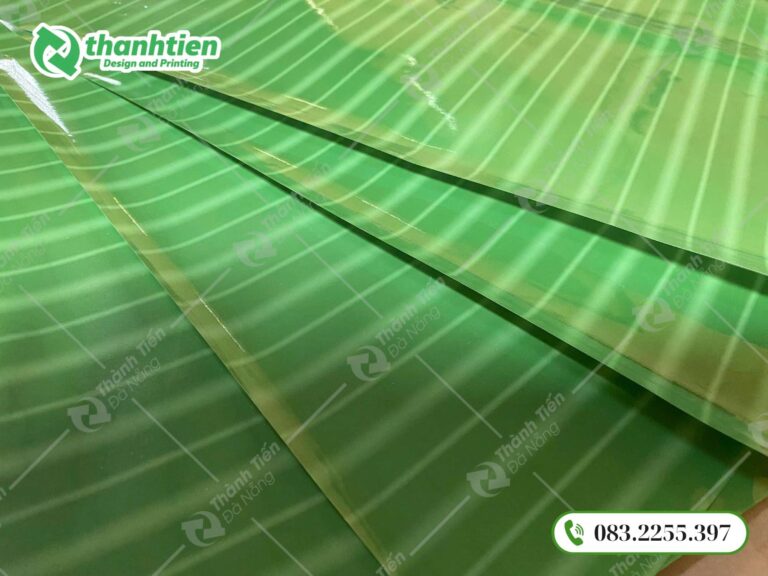 Mẫu sản phẩm lá chuối giả dùng 1 lần