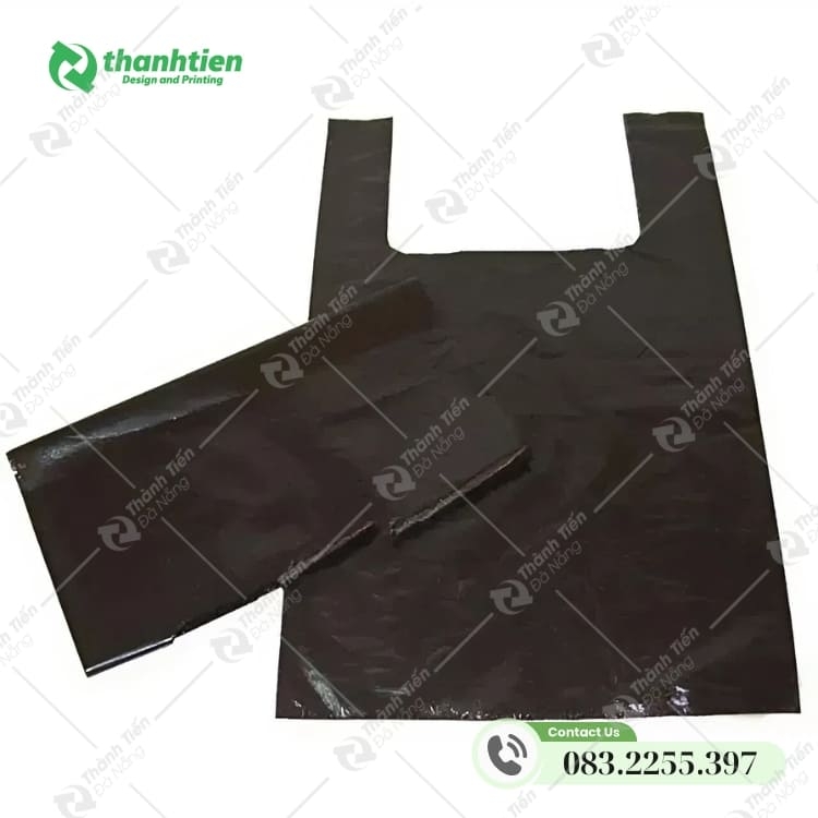 Túi nilon hàng chợ màu đen