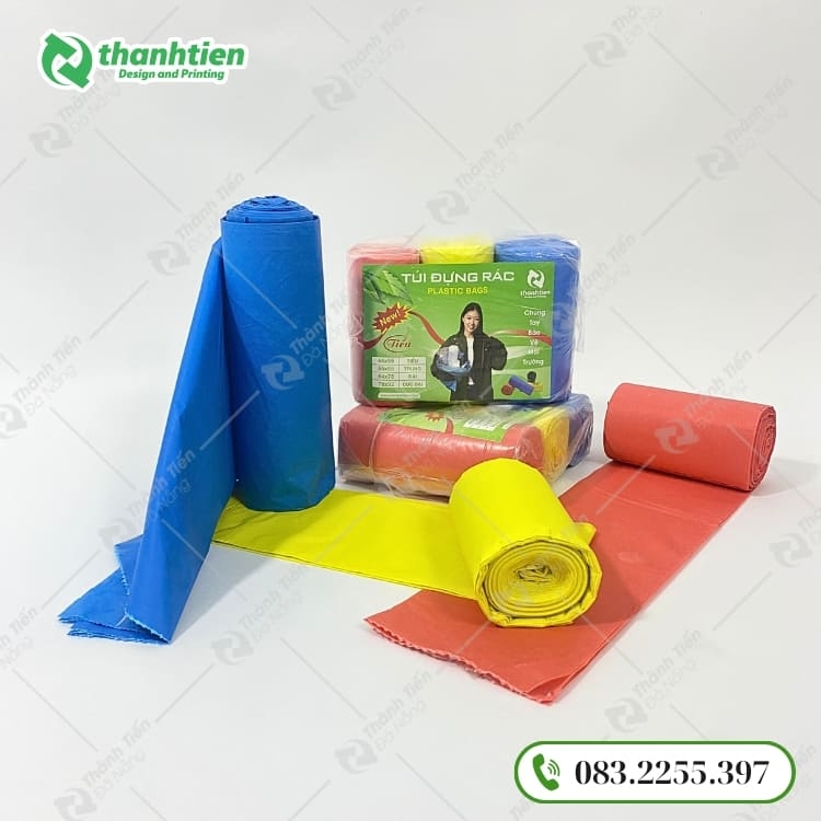 Túi bóng đựng rác nhiều màu 