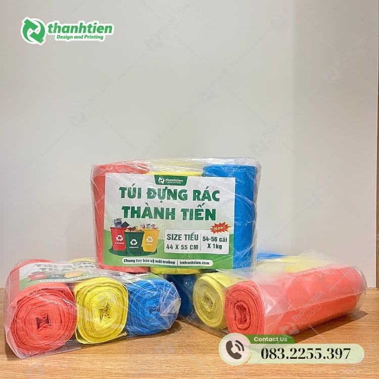 Túi đựng rác size nhỏ nhiều màu, tiện lợi