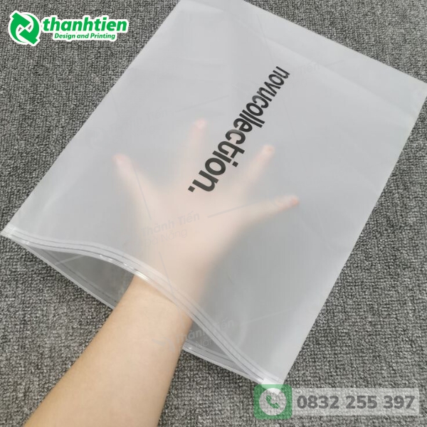 Túi khóa kéo zip nhựa HD