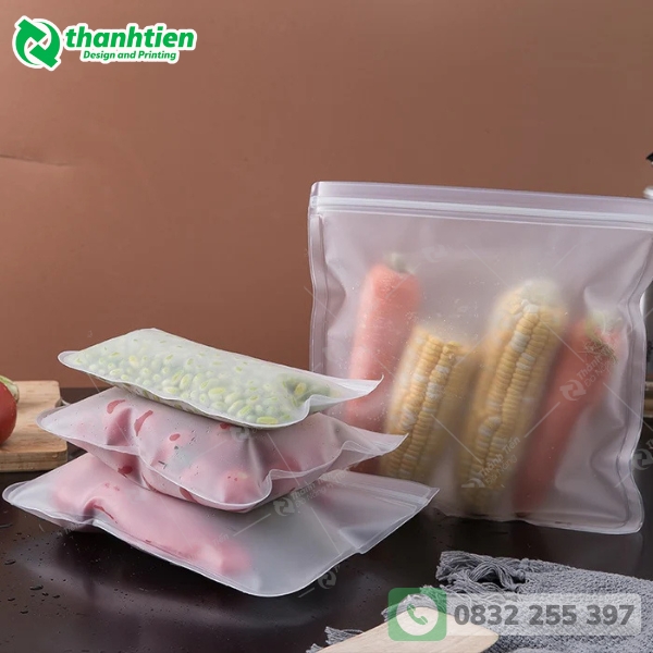 Túi nhựa có zip khóa kéo đựng thực phẩm