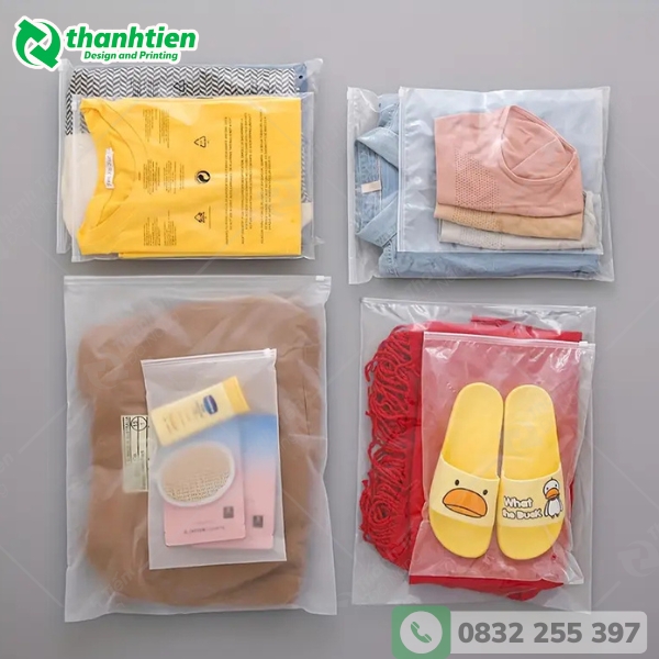 Túi zip khóa kéo tiện lợi