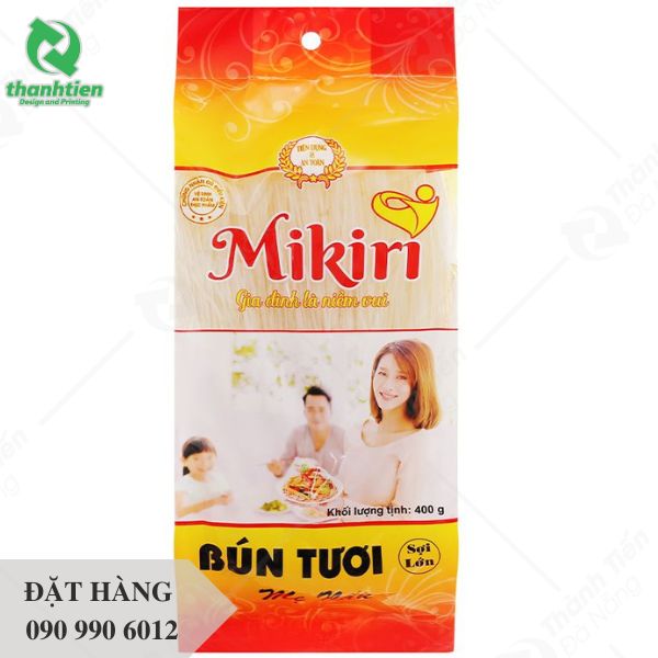 Bao bì màng ghép đựng bún khô