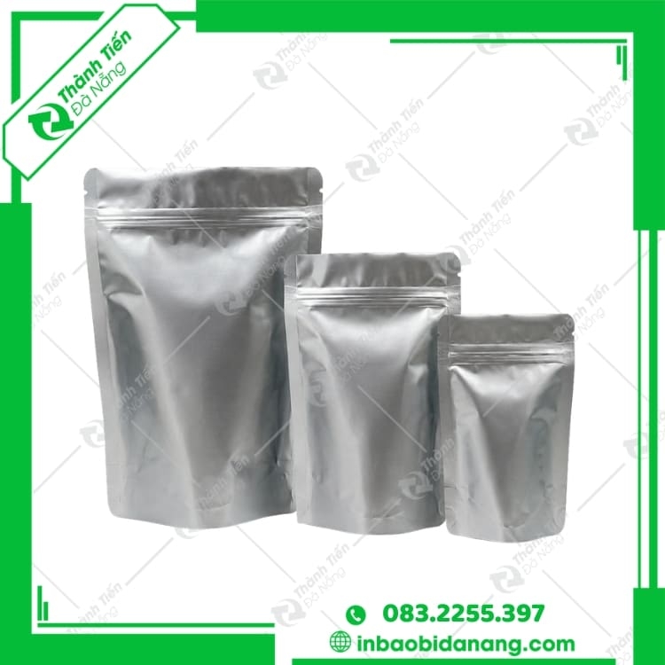Túi Zip Bạc 1 Mặt, 2 Mặt Đủ Size 100g, 500g, 1kg Giá Xưởng