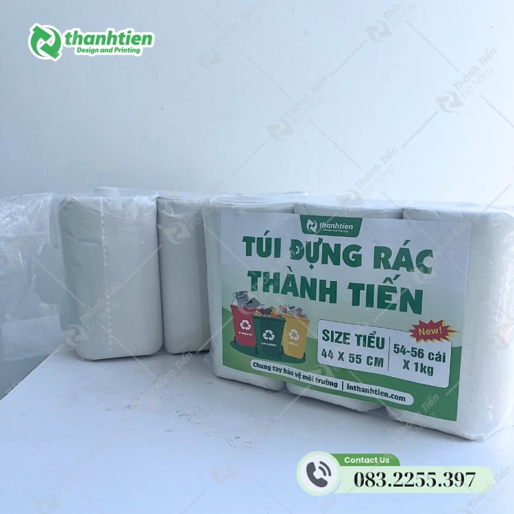 Xưởng sản xuất túi rác màu trắng theo yêu cầu tại Đà Nẵng