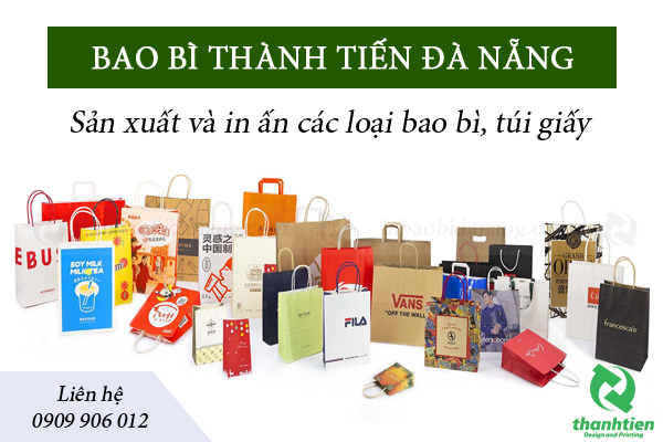 Dịch vụ in bao bì giấy tại bao bì Thành Tiến Đà Nẵng