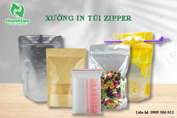 xưởng in túi zipper giá rẻ