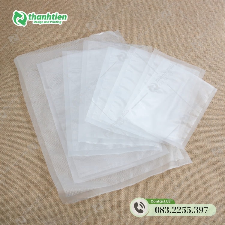 Túi hút chân không 1 mặt nhám tiện lợi, bảo quản tối ưu