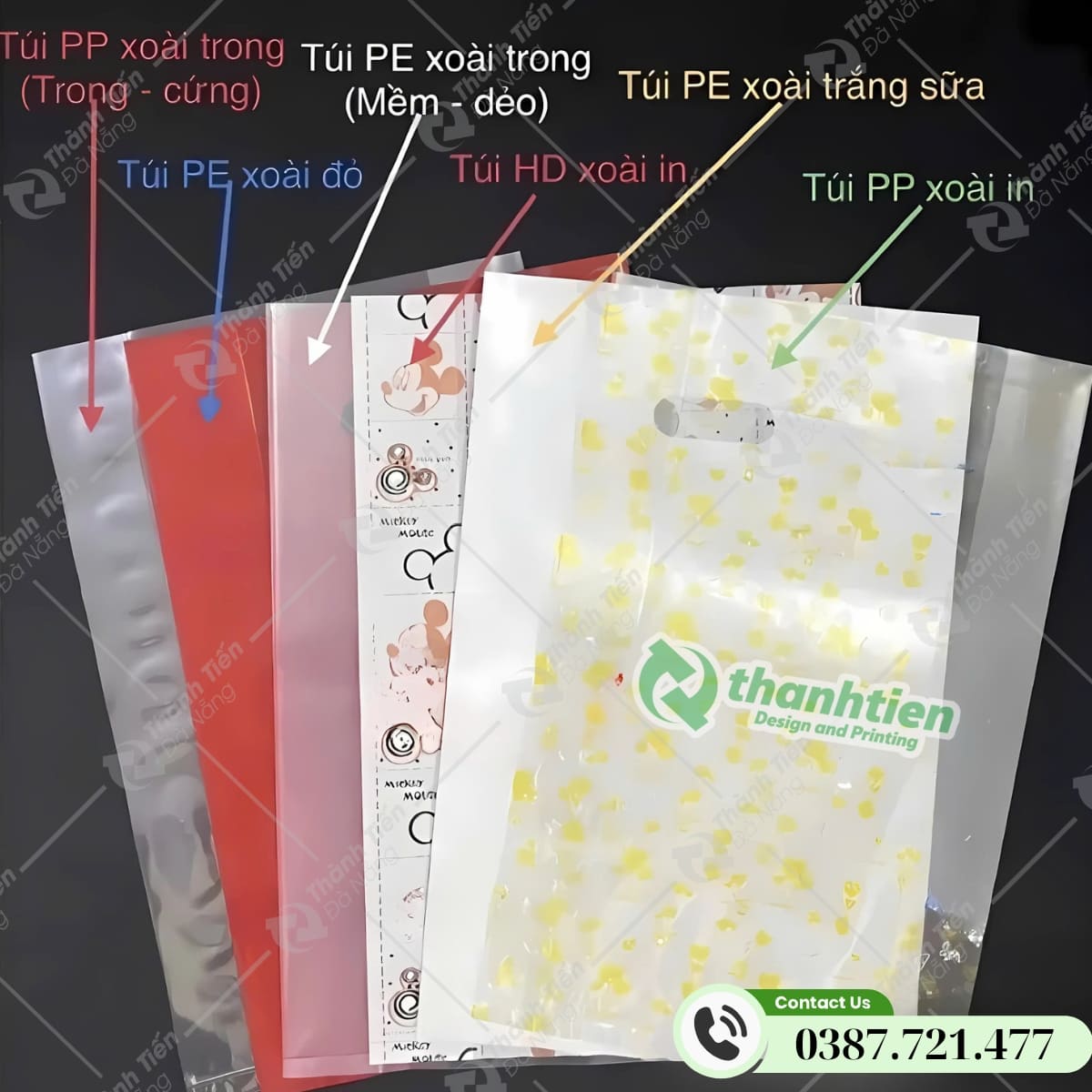 túi ni lông đựng quà tặng phổ biến