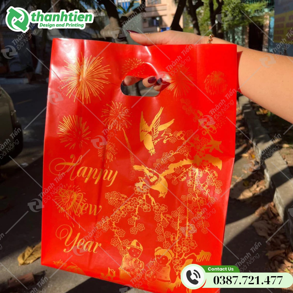 túi hột xoài đựng quà tặng