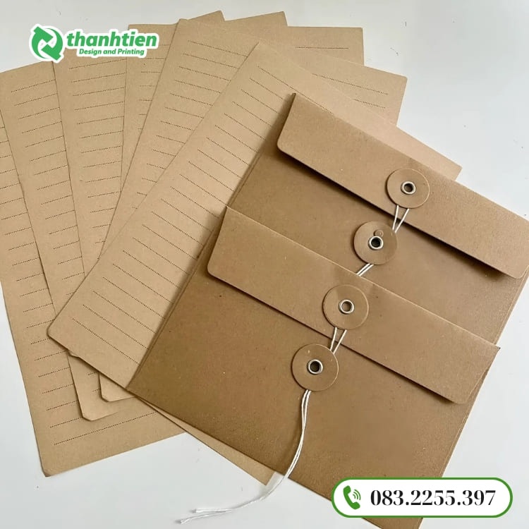 Bao thư giấy kraft bền đẹp