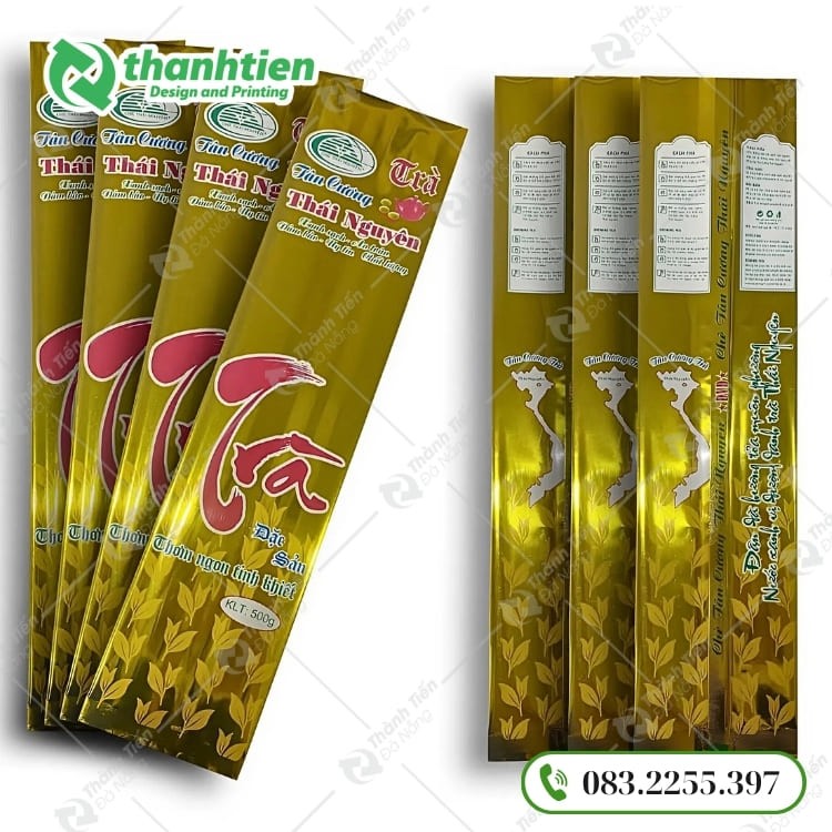 Mẫu bao bì đựng trà giá sỉ tại Đà Nẵng