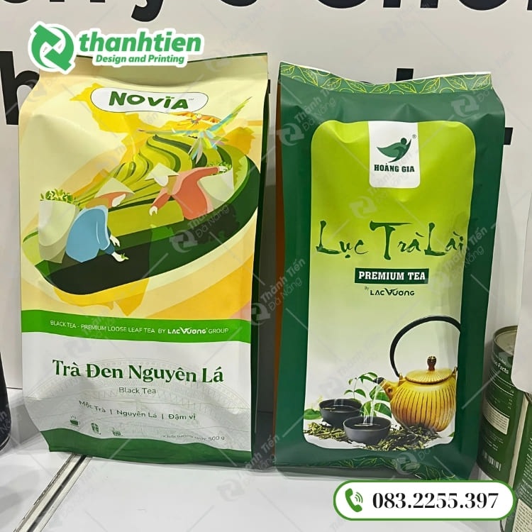 Mẫu bao bì trà cao cấp, kháng ẩm tốt, giữ hương lâu