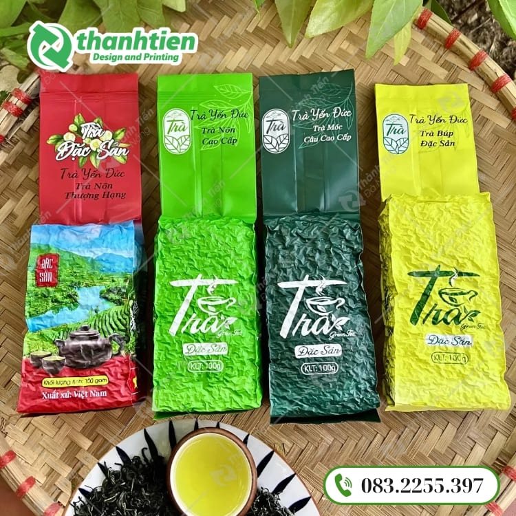 Bao bì trà hút chân không bảo quản tối ưu, giữ hương tốt