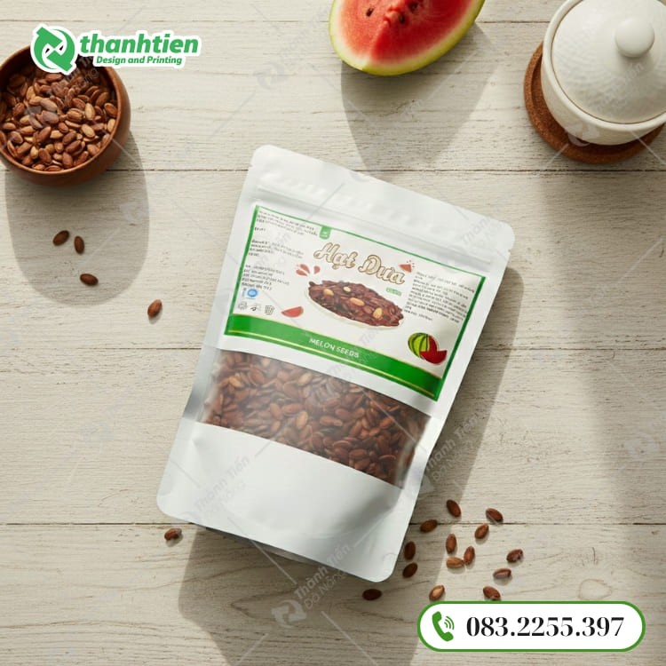 Bao bì đóng gói hạt dưa đẹp