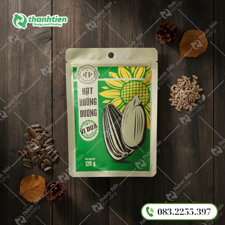 Bao bì giấy đựng hạt hướng dương
