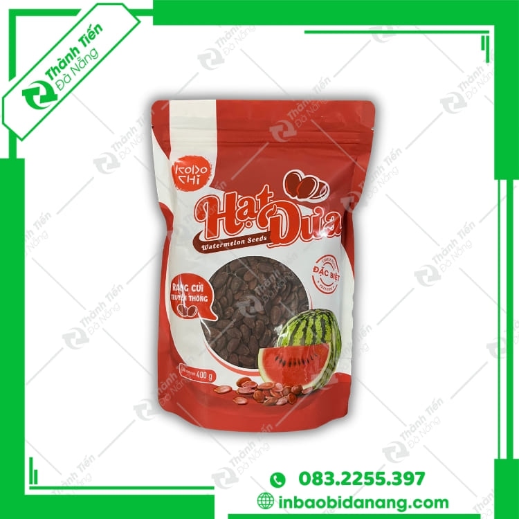 Bao bì hạt dưa giá sỉ, in đẹp tại Đà Nẵng