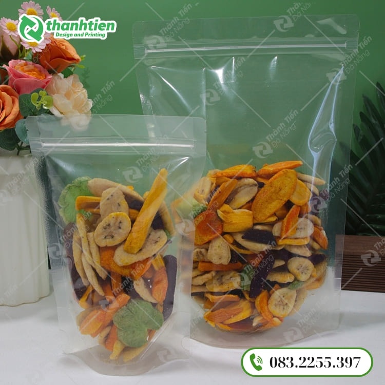 Bao bì trái cây sấy giá rẻ