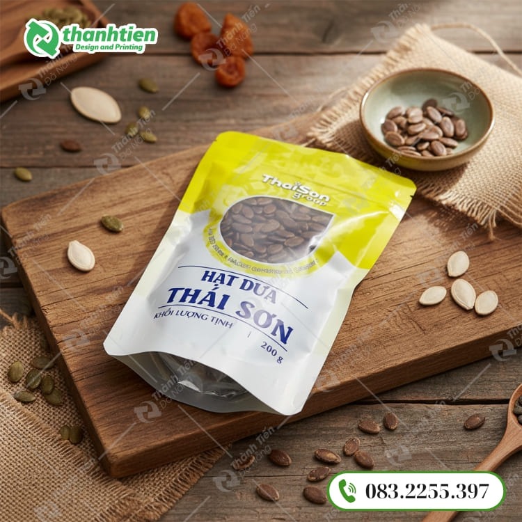 Thiết kế bao bì hạt dựa theo yêu cầu