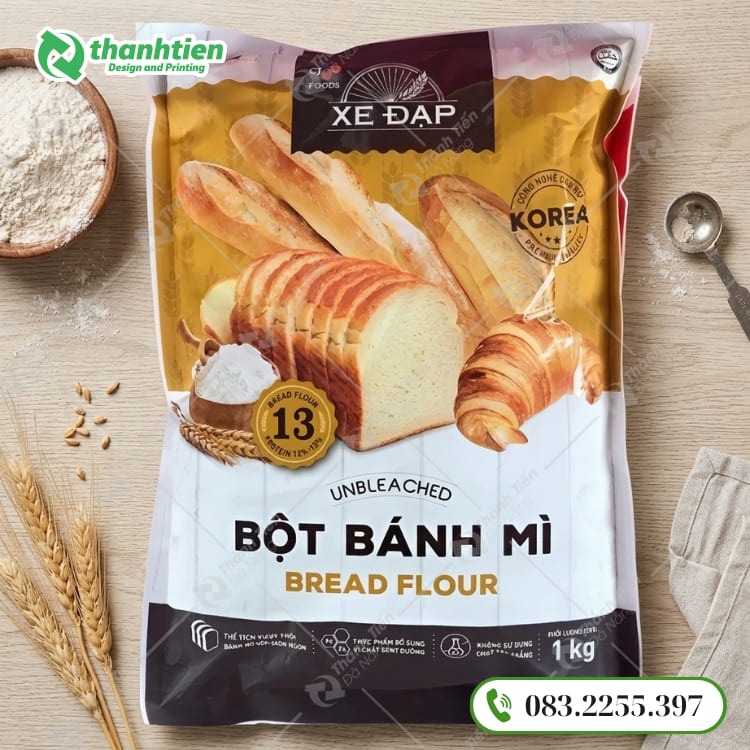 Bao bì bột mì giá rẻ, an toàn tiêu dùng