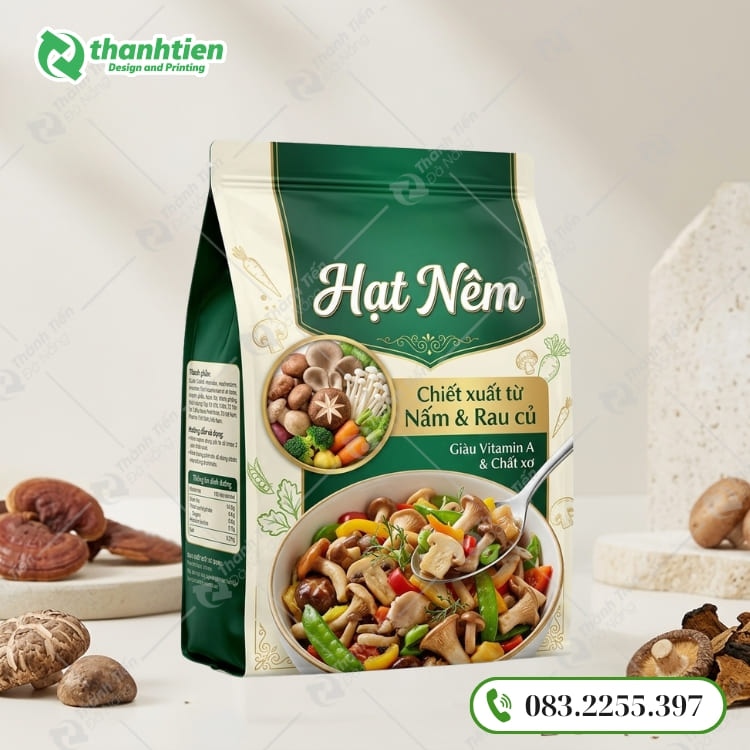 Bao bì đựng gia vị cao cấp