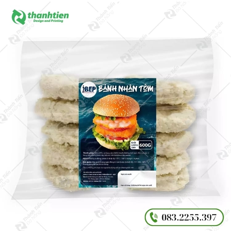 Bao bì đựng thực phẩm đông lạnh an toàn