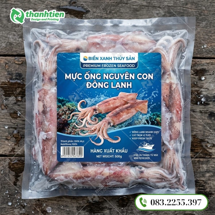 Bao bì thủy sản giá rẻ, bảo quản tốt