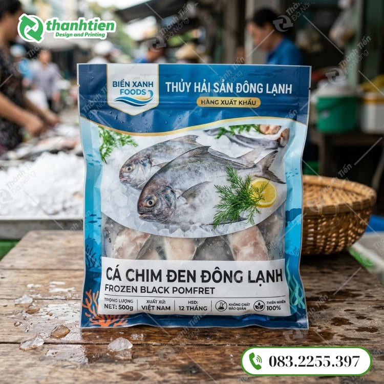 Bao bì thủy sản giá sỉ, in theo yêu cầu