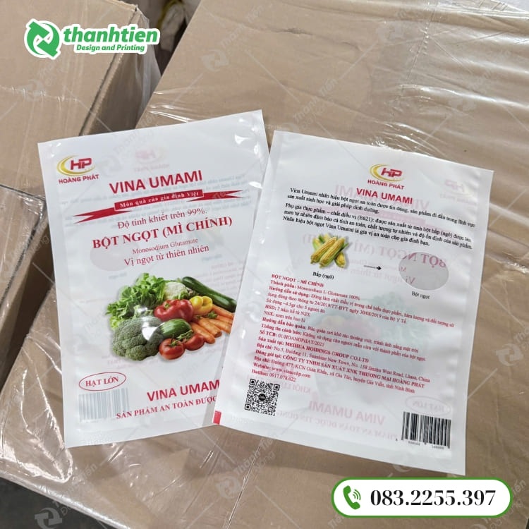 In bao bì gia vị giá rẻ tại Đà Nẵng