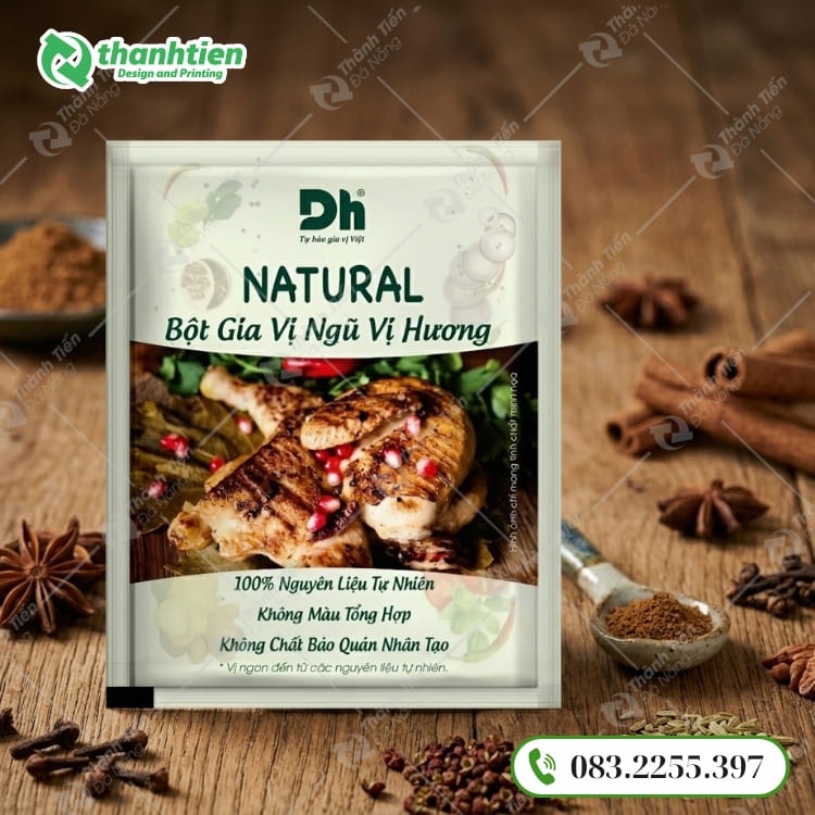 Túi đựng gia vị dạng túi ép biên