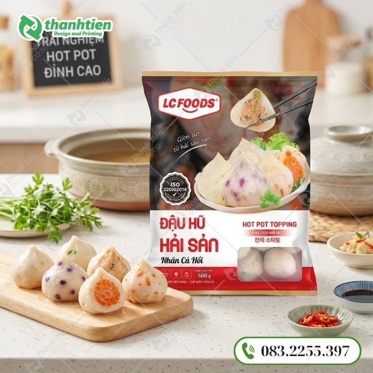 Túi đựng thực phẩm đông lạnh an toàn, chống ẩm tốt