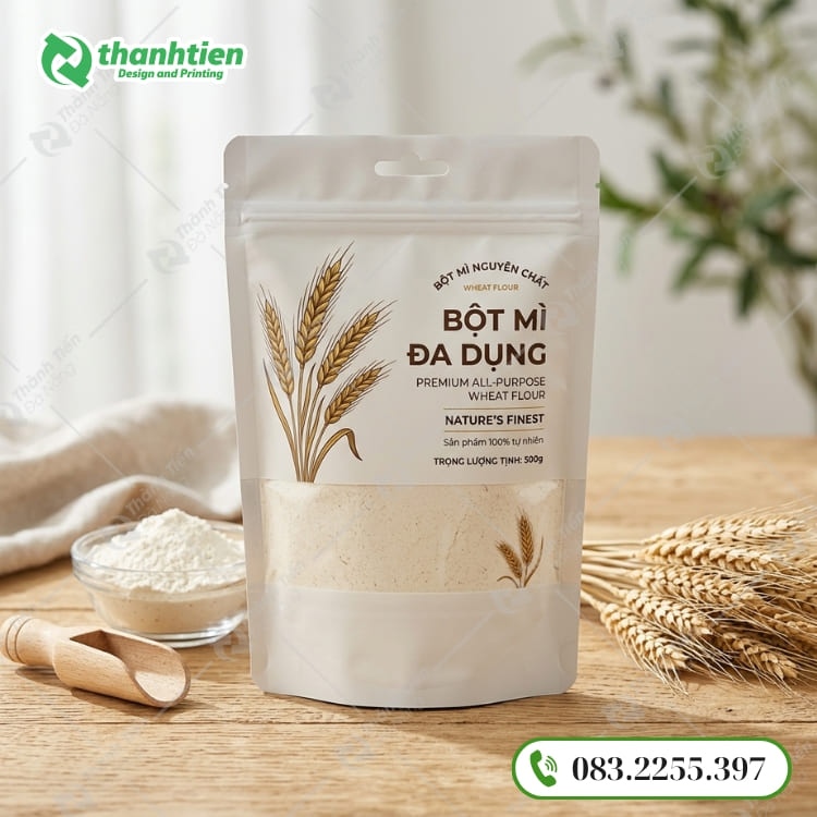 Túi zip đựng bột mì tiện lợi