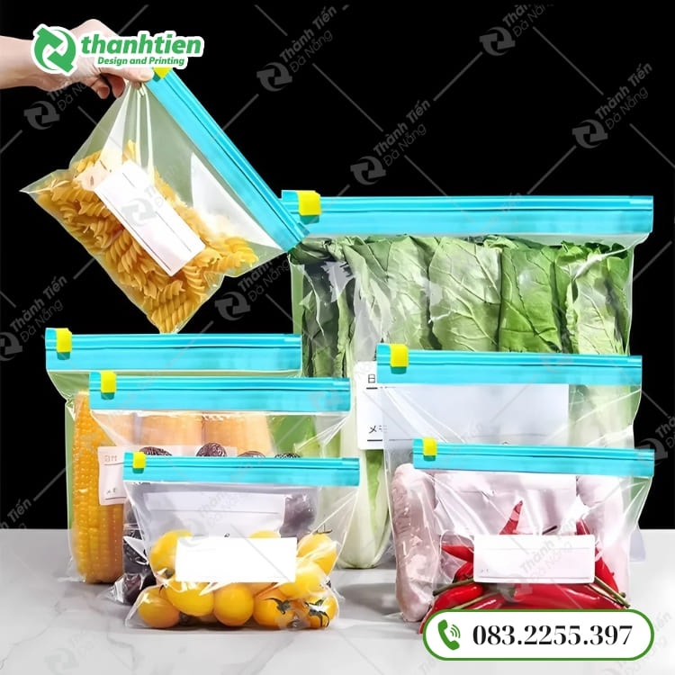 Túi zip đựng thực phẩm đông lạnh