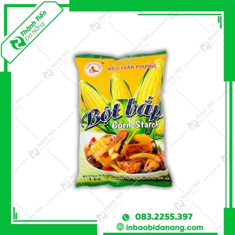 Bao bì bột bắp giá rẻ, chống ẩm tốt, in đẹp