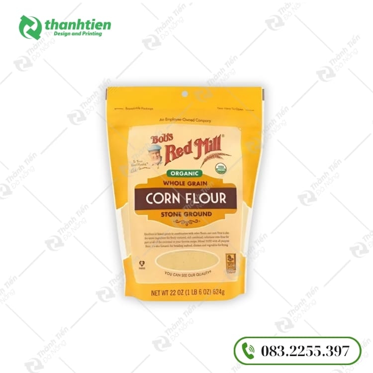 Bao bì bột bắp chống ẩm, in đẹp