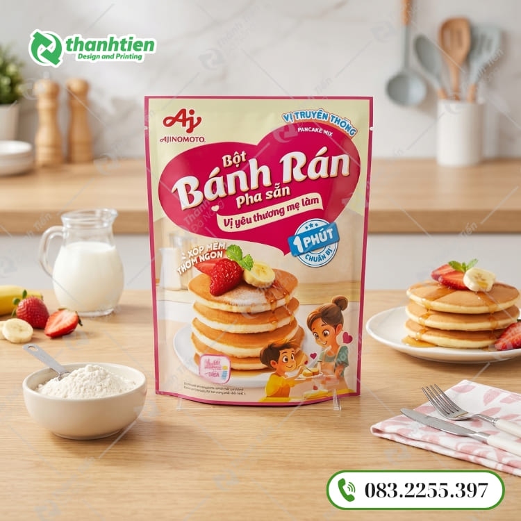 Bao bì bột làm bánh đáy đứng