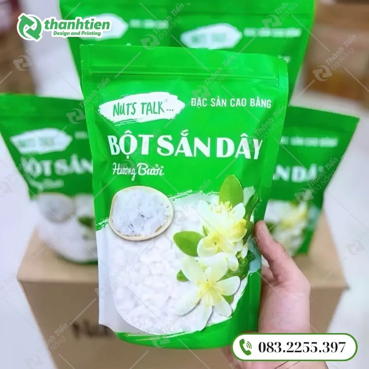 Bao bì bột sắn dây chống ẩm, in chuyên nghiệp