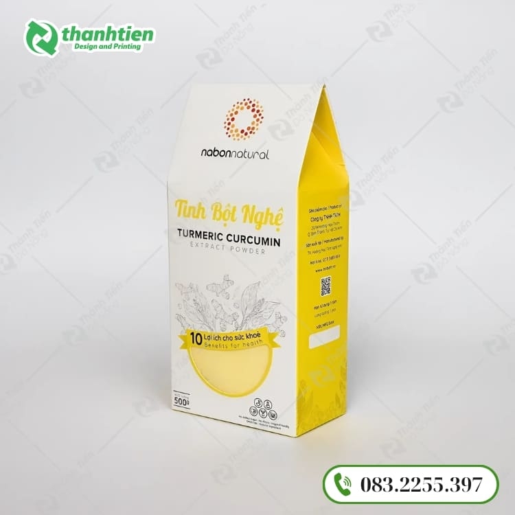 Bao bì tinh bột nghệ in đẹp, an toàn thực phẩm