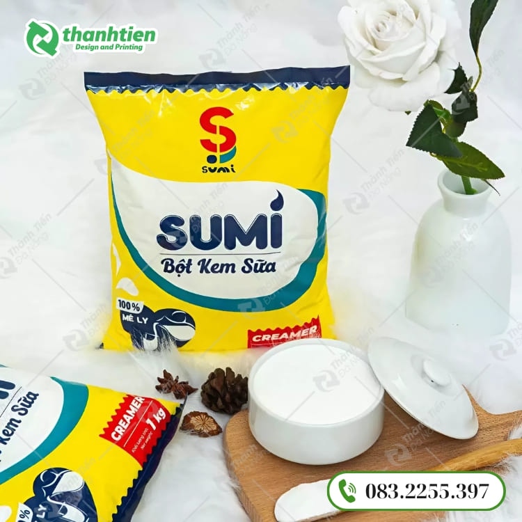 Thiết kế bao bì bột sữa đẹp, chống ẩm tốt