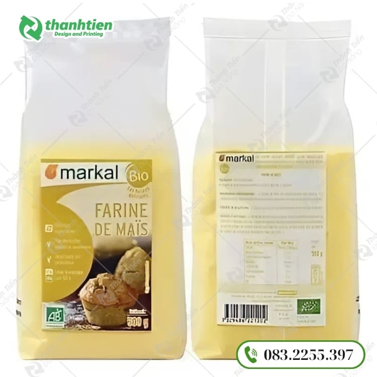 Túi xếp hông đựng bột bắp bền chắc