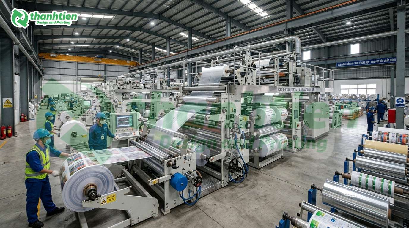 Xưởng sản xuất và in bao bì đựng bột làm kem giá sỉ tại Đà Nẵng