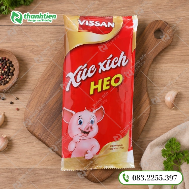 Bao bì đựng xúc xích tiệt trùng