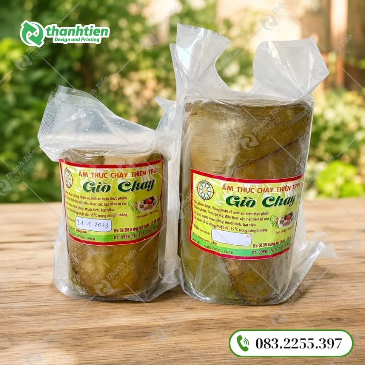 Túi đựng chả lụa hút chân không