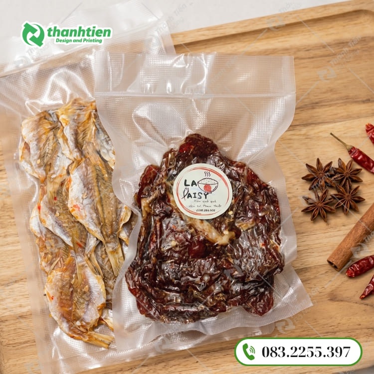 Túi đựng khô heo hút chân không bảo quản lâu dài
