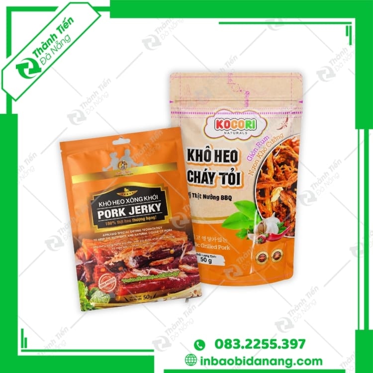 Túi Đựng Khô Heo Giá Sỉ, In Theo Yêu Cầu