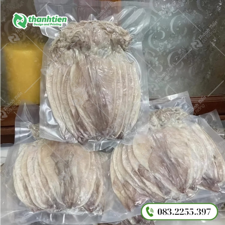 Túi đựng khô mực hút chân không 