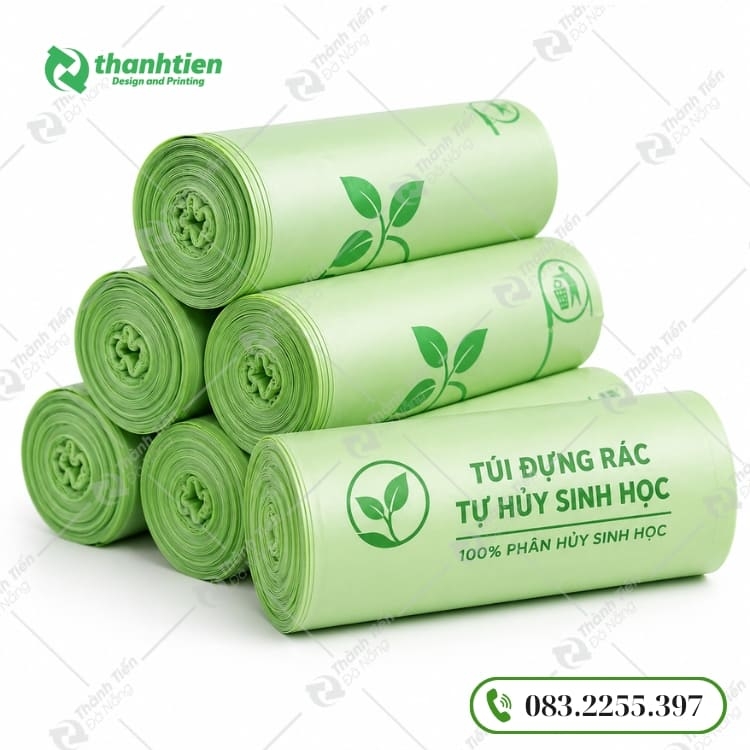 Túi đựng rác có khả năng phân hủy 